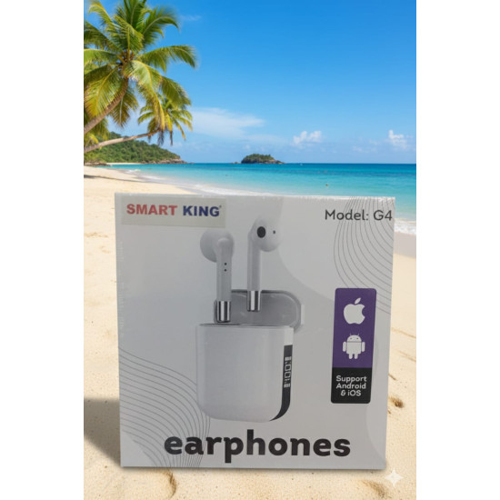 Smart King - G4 Bluetooth 5.0 Wireless Headphones Earphones Mini In-Ear Pods For iPhone Android
