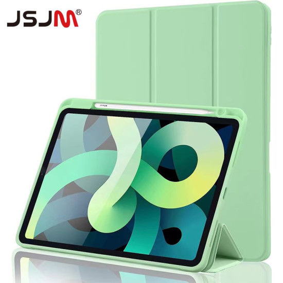 IPad 9.7-Inch (6th/5th Generation, 2018/2017) with Pencil Holder with Soft TPU Back, Auto Wake / Sleep