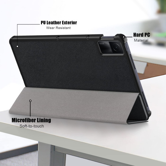 Ultra Slim Smart Case Trifold Stand Slim Lightweight with Auto Sleep For Xiaomi Redmi Pad 10.61" inch (2022)