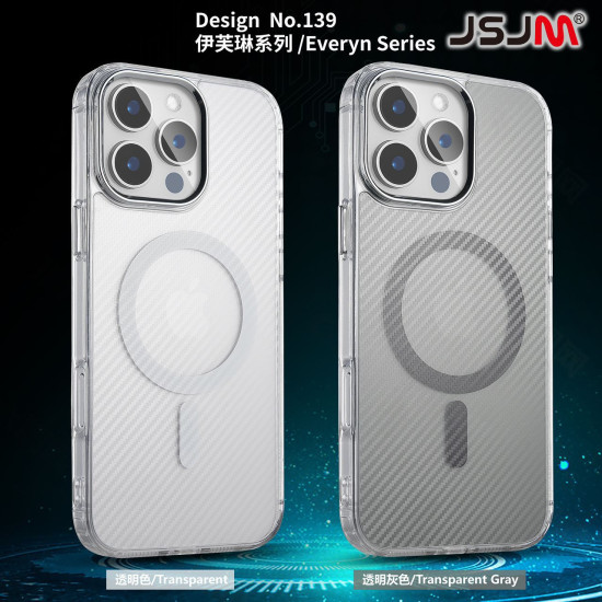 Case for IPhone 11 Pro Max Clear Carbon Case with Magsafe Charging (Design- 139 )