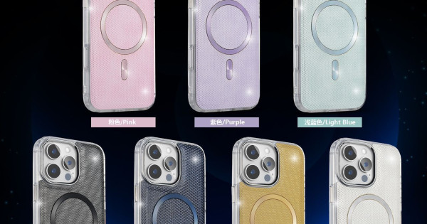 Mooncase Case for IPhone 15 Pro Max Shining with Magnetic Case ( Design- 140 )