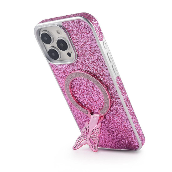 Case for Samsung Galaxy S23 Ultra Shining with Magsafe Stand Case ( Design- 144 )