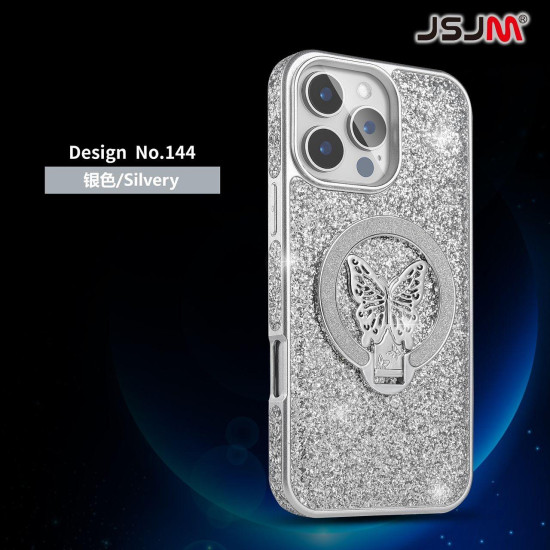 Case for Samsung Galaxy S23 Ultra Shining with Magsafe Stand Case ( Design- 144 )
