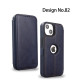 Case For iPhone 15 Pro JSJM Leather Flip Case With Card Holder For Apple iPhone 15 Pro ( Design - 82 )