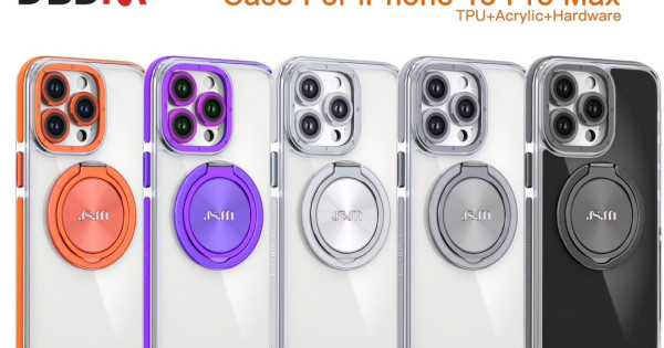 Apple iPhone 15 PRO JSJM 360 Mag Safe + Camera Glass + Stand Back Case ...
