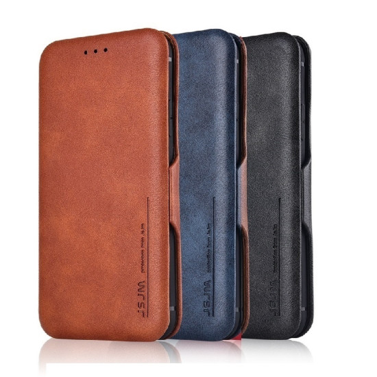 AL SAFWAH Case For Xiaomi 12s Pro-JSJM Leather Flip Case With Card Holder For Xiaomi 12s Pro