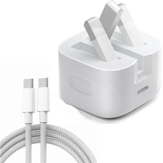 NUMBFISH - 35W USB-C Power Adapter With usb-c to Type-C to Type C Cable