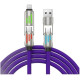 NUMBFISH - 4-in-1 USB C Cable, Multi Charger Cable with Breathing Light, Fast Charging