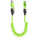NUMBFISH - 4-in-1 USB C Cable, Multi Charger Cable With Breathing Light, Fast Charging With Spring Wire