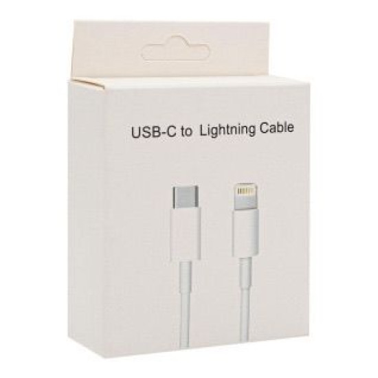 NUMBFISH - USB C Cable 1 Meter Type C Fast Charging Cable, Type C TO Lightining Cable (White)