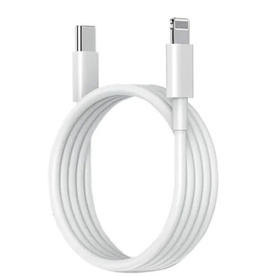 NUMBFISH - USB C Cable 1 Meter Type C Fast Charging Cable, Type C TO Lightining Cable (White)