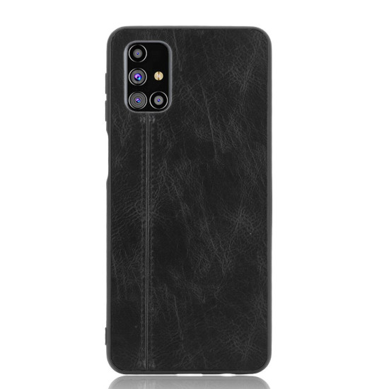 AL Safwah PC Case For Samsung Galaxy M51 Business Hybrid  PU Leather TPU Back Case Cover