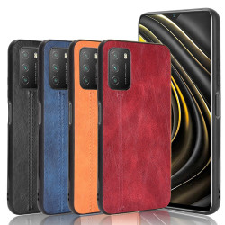 AL Safwah PC Case For Xiaomi Redmi 9T Business Hybrid  PU Leather TPU Back Case Cover