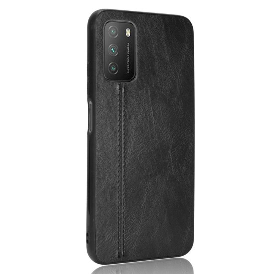 AL Safwah PC Case For Xiaomi Redmi 9T Business Hybrid  PU Leather TPU Back Case Cover
