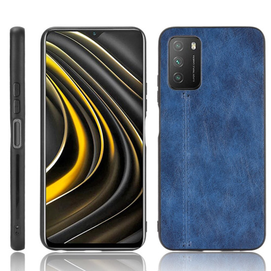 AL Safwah PC Case For Xiaomi Redmi 9T Business Hybrid  PU Leather TPU Back Case Cover