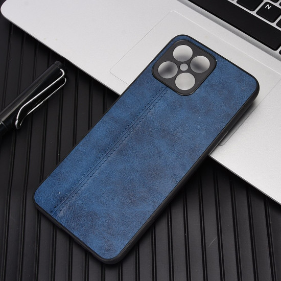 AL Safwah PC Case For Huawei Honor X8 (4G) Business Hybrid  PU Leather TPU Back Case Cover