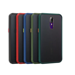 Transparent Slim Matte Protective Back Hard Case With Bumper for Oppo F11 [6.53" 2019]