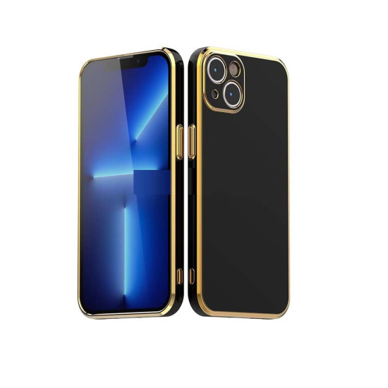 AL SAFWAH TPU BACK CASE 6D Electro-plating Frame (2 COLOR TPU ) FOR APPLE IPHONE 14