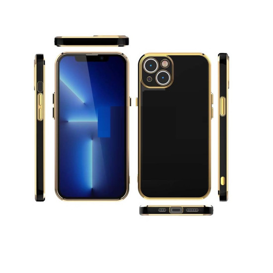 AL SAFWAH TPU BACK CASE 6D Electro-plating Frame (2 COLOR TPU ) FOR APPLE IPHONE 14
