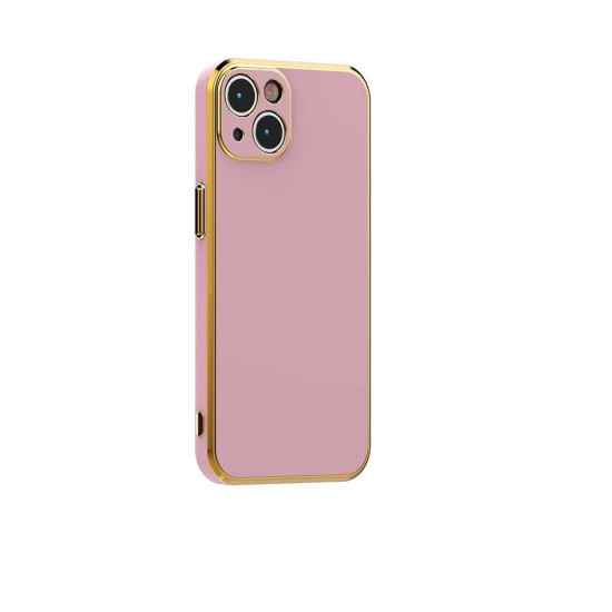 AL SAFWAH TPU BACK CASE 6D Electro-plating Frame (2 COLOR TPU ) FOR APPLE IPHONE 14