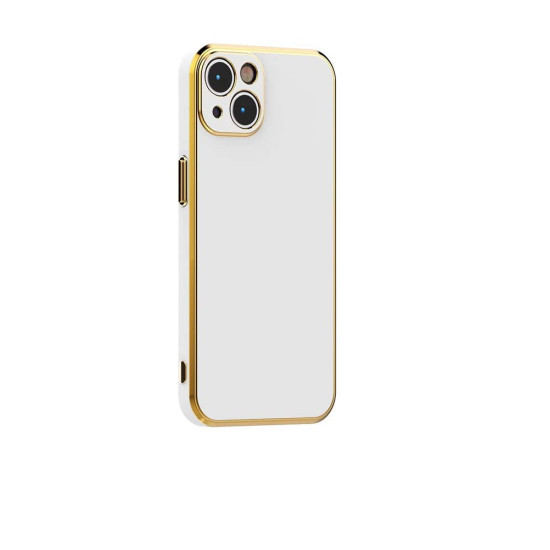 AL SAFWAH TPU BACK CASE 6D Electro-plating Frame (2 COLOR TPU ) FOR APPLE IPHONE 14