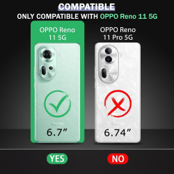 AL Safwah Case For OPPO RENO 11 (5G) TPU Silicon Protection Cover Shockproof Case For OPPO RENO 11 (5G)