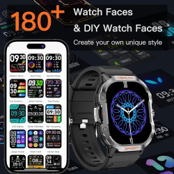HK24 Smart Watch For Men And Women Amoled Always On Display Bluetooth Calling 