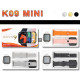 King Watch - K09 Mini Android Smartwatch and 2 Pair Straps