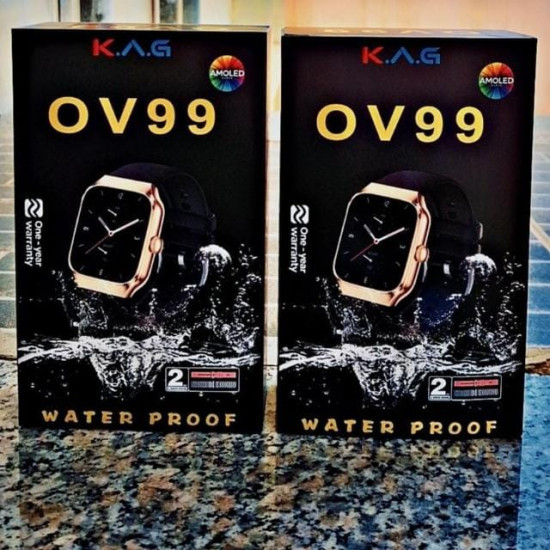King Watch - OV99 Android Smartwatch With Water Proof and 2 Pair Straps
