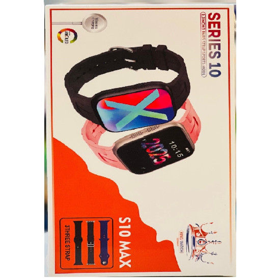 King Watch - S10 Max Android Smartwatch and 3 Pair Straps