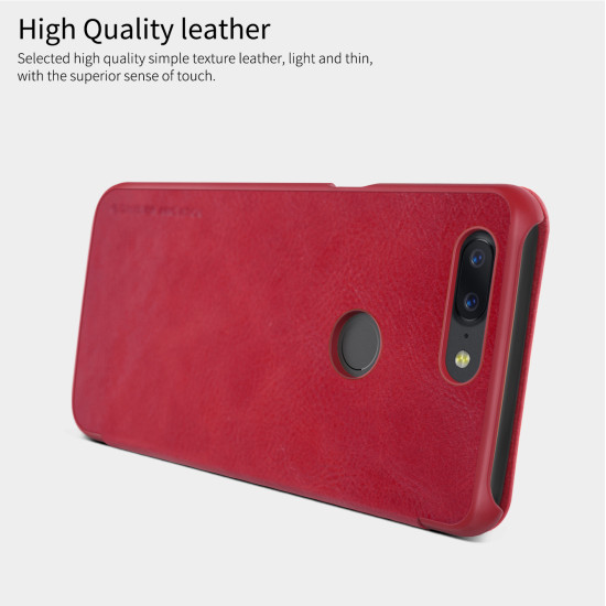 OnePlus 5T ( 1+5T ) Nillkin Qin Series Leather case