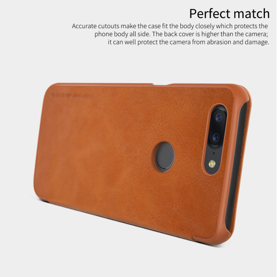 OnePlus 5T ( 1+5T ) Nillkin Qin Series Leather case