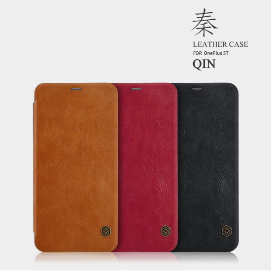 OnePlus 5T ( 1+5T ) Nillkin Qin Series Leather case