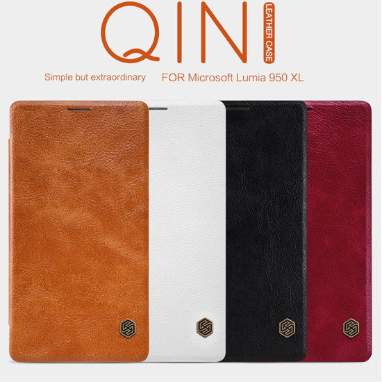 Microsoft Lumia N950 XL Nillkin Qin Series Leather case