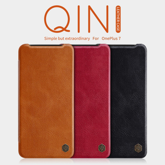 One Plus 7 ( 1+7 ) Nillkin Qin Series Leather Case