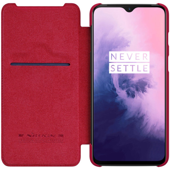 One Plus 7 ( 1+7 ) Nillkin Qin Series Leather Case