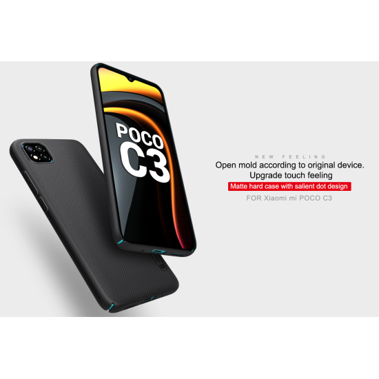 Nillkin Super Frosted Shield Back Hard Case For Xiaomi Poco C3 [6.43" 2020]